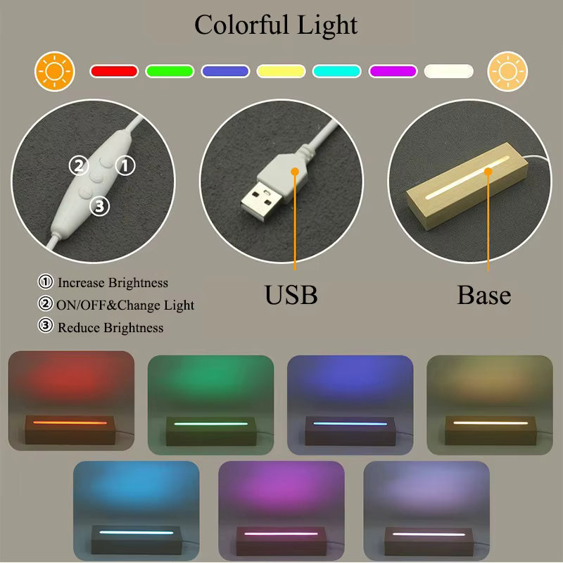 ❤️ Personalisierte LED-Acrylleuchte „Hand in Hand“