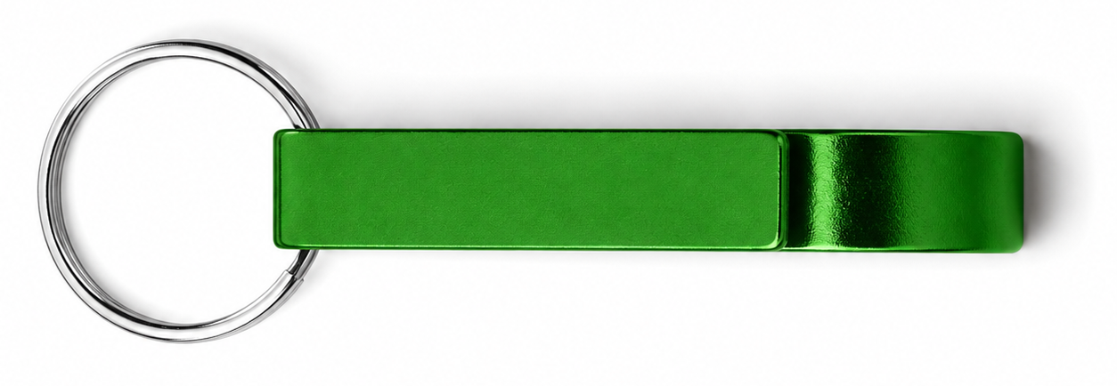 🔑 Personalisierter Aluminium-Schlüsselanhänger mit Flaschenöffner