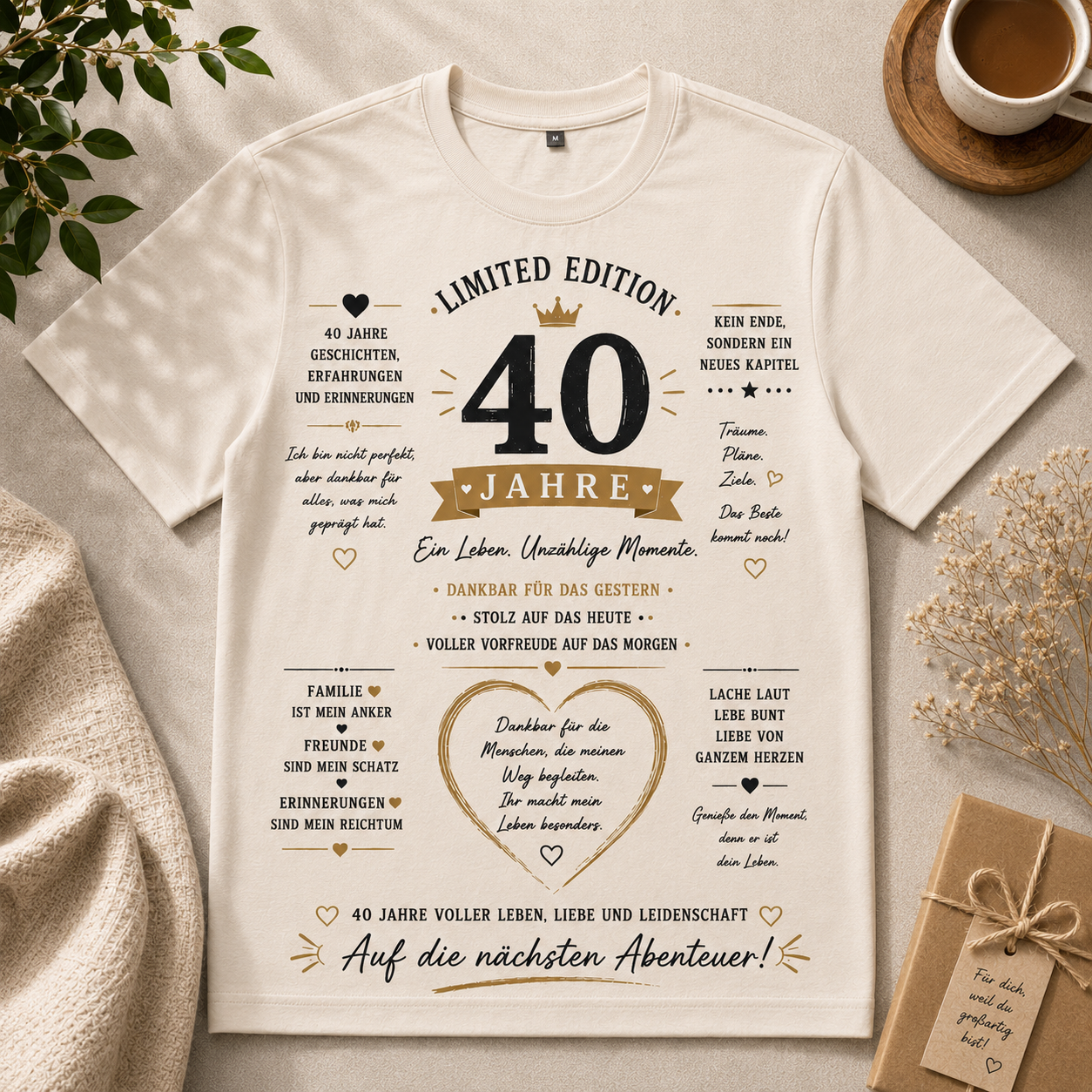 Personalisierbares Unisex T-Shirt