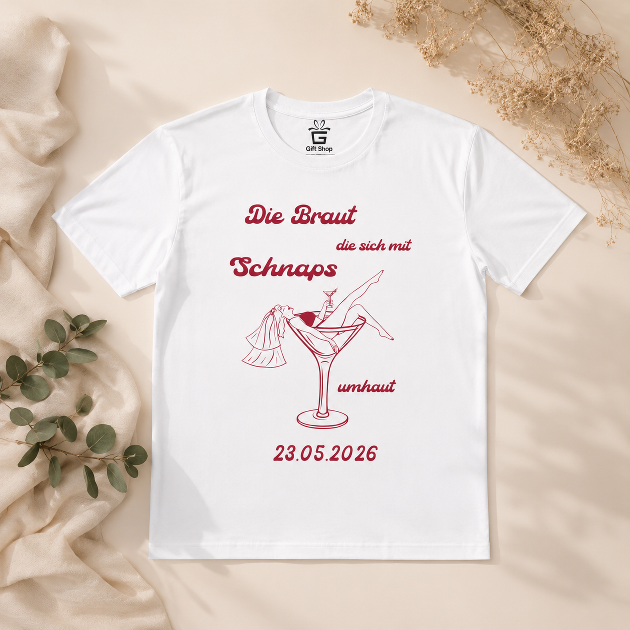 Personalisierbares Unisex T-Shirt